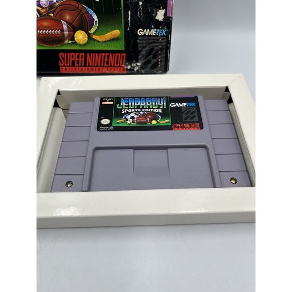 Jeopardy Sports Edition (SNES) Super Nintendo Complete In Box GameTek 1994 - Picture 7 of 15